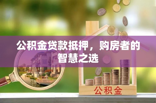 解读公积金贷款抵押，购房者的智慧之选