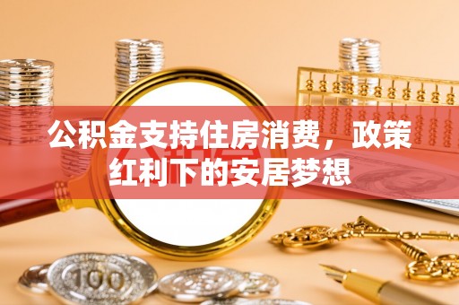 解读公积金支持住房消费，政策红利下的安居梦想