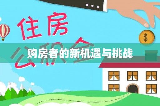 解读购房者的新机遇与挑战