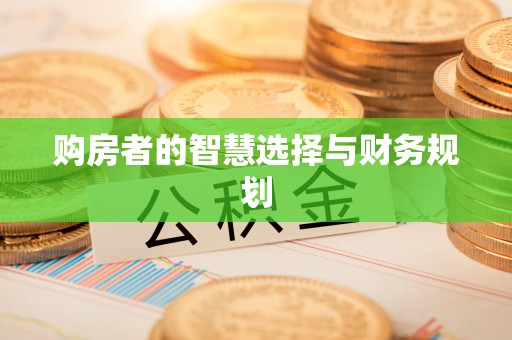 解读购房者的智慧选择与财务规划