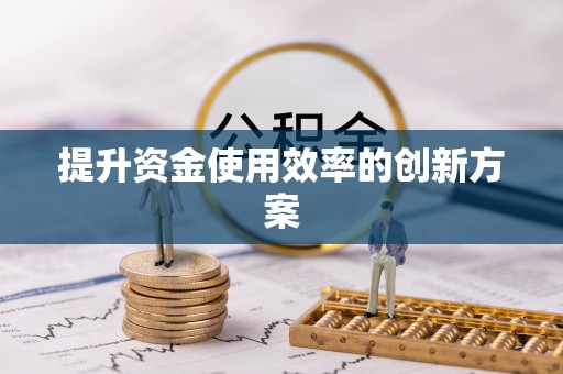 解读提升资金使用效率的创新方案