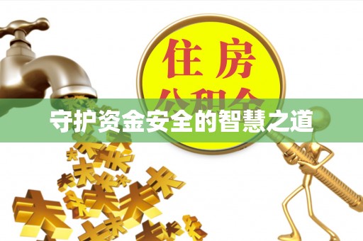 解读守护资金安全的智慧之道