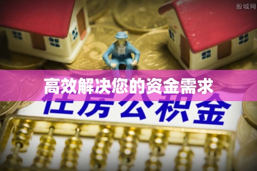 解读高效解决您的资金需求