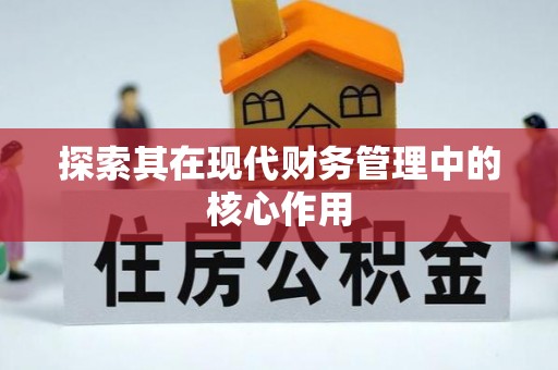 解读探索其在现代财务管理中的核心作用