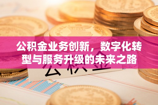 解读公积金业务创新，数字化转型与服务升级的未来之路