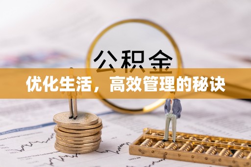 解读优化生活，高效管理的秘诀