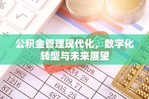 解读公积金管理现代化，数字化转型与未来展望