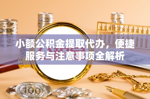 解读小额公积金提取代办，便捷服务与注意事项全解析