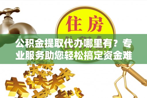 解读公积金提取代办哪里有？专业服务助您轻松搞定资金难题