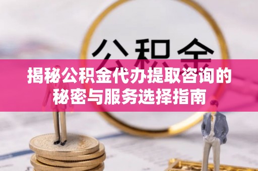 解读揭秘公积金代办提取咨询的秘密与服务选择指南