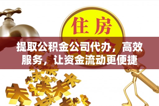 解读提取公积金公司代办，高效服务，让资金流动更便捷
