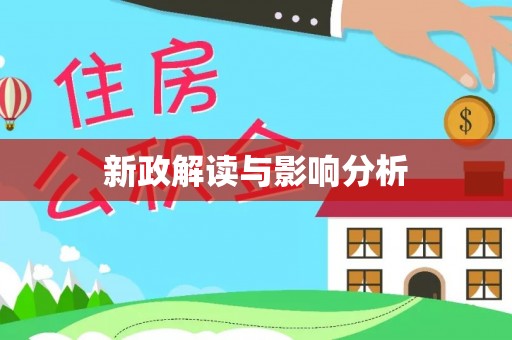解读新政解读与影响分析