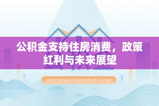 解读公积金支持住房消费，政策红利与未来展望