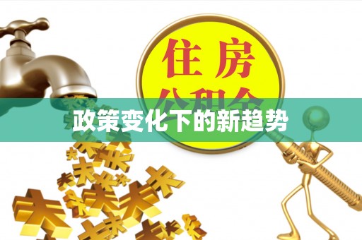解读政策变化下的新趋势