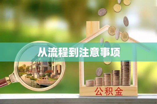 解读从流程到注意事项