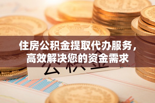 解读住房公积金提取代办服务，高效解决您的资金需求